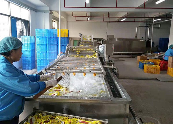 气泡清洗机应用现场